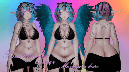 Pinstripe lover - Marilynn base (make your own tattoo)