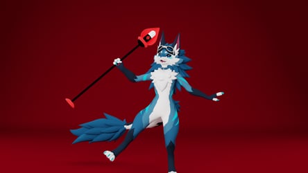Infernal Microphone | Animated Universal VRChat Accessory