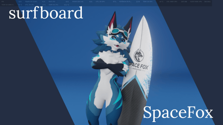 Surfboard VRChat Accessory