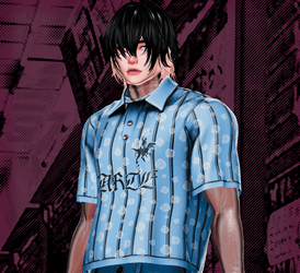 Male baggy polo