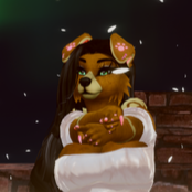 Gingerbread bear Honey foxipaws