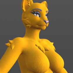 Foxipaws nyx fur normal map