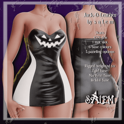 Jack-O-Leather | Halloween Dress | Egirl, Marilynn, Re:Idol