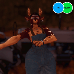 🧵 Thicc Deer Overalls 🦌✨
