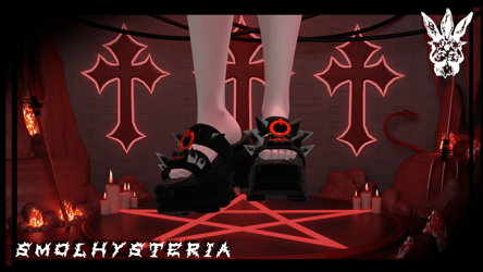Demonic sandles