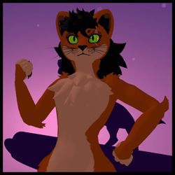 Meowper Texture - Black mained lion