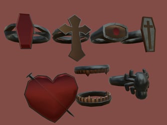 Goth Rings