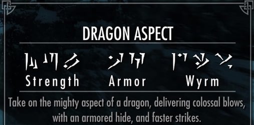 Skyrim Dragon Aspect