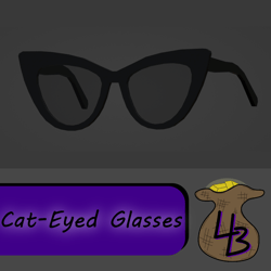 Cat-Eyed Glasses