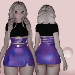 Holo Rave Skirt