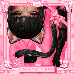 ꒰ა No. 9 Snow Kitty Set { SERVER FREEBIE } ໒꒱