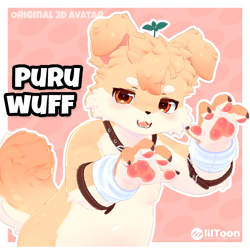 Puruwuff |  Furry Dog Avatar [VRChat / VRM]