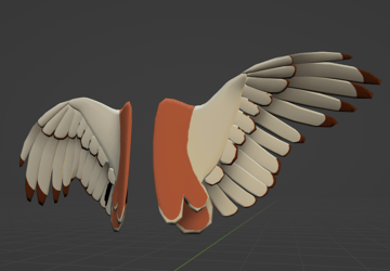Feather Wings FBX Asset (Old)