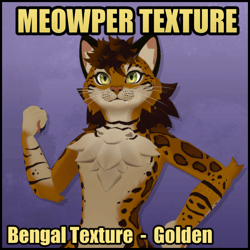 Meowper Texture - Bengal - Golden