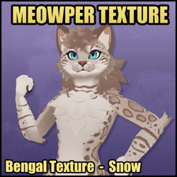Meowper Texture - Bengal - Snow