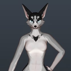 Husky Maned Wolf Lady by Nechromaxyz Texture