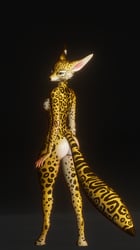 Jaguar texture for Maned Wolf Lady by Neochromaxyz