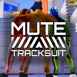 VRChat Winterpaw Canine - MUTE Tracksuit (Textures)