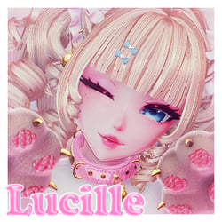â¡ LUCILLE â¡ | VRCFT | Genderfluid Kitty Cutie | PC & Quest | VRChat Avatar