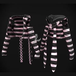 EMO BUNNY HOODIE (Personal and Commercial)