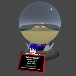 "Private Beach" Art piece 