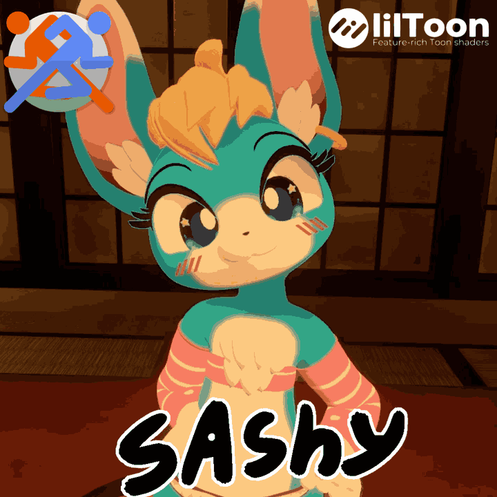 Kemono Sashy VRChat Avatar Base UVFOX