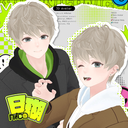 Nico - Original 3D Model for VRChat (VRC Avatar) #ζ₯η3D #Nico3D / AC5