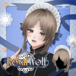 RoyalWolf - VRChat Hair  /  CP56