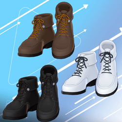 ✨Free✨ Free_ShortBoots - VRChat Men's Boots / CP1