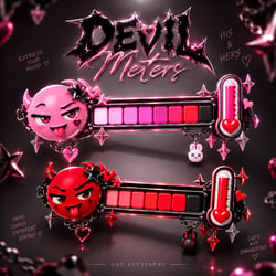 DEVIL METER — HIS & HERS   2-IN-1   3D ASSET BUNDLE