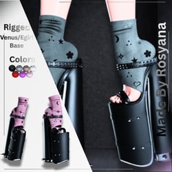 Velour Edge Heels(FREE)