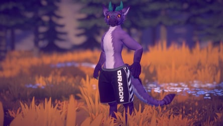 Moonfang Shorts (VRChat Asset)
