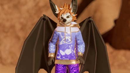 Furality Somna Hoodie (VRChat Asset)