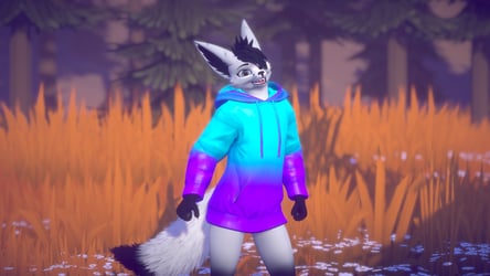 KitFox Hoodie (VRChat Asset)
