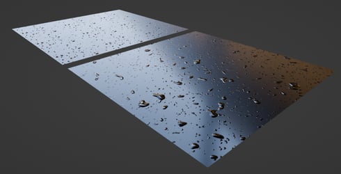 Tiling Water Droplets Normal Map