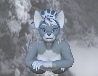 Winter Kitty - Chess Cat Texture