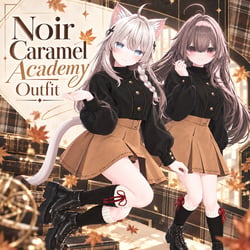 Noir Caramel Academy Outfit
