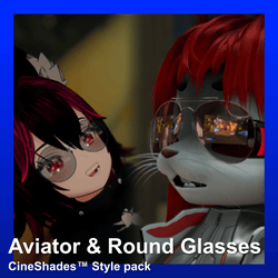 Aviators & Round Glasses [Add On] (CineShades™)
