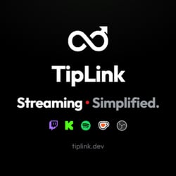 TipLink - Twitch, Kick, VRChat, Fansly, Joystick.TV, Streamlabs, StreamElements, Discord, TikTok, OSC Integration
