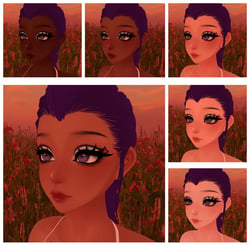 "Stardust" Chihiro Head Makeup Texture