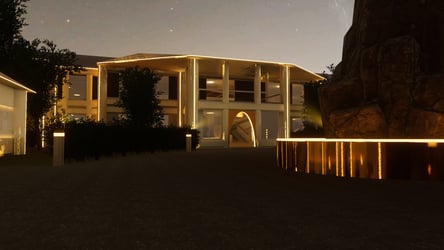The Cascade Estate (Base) – Build Your Own Luxury VRChat Venue (Quest Compatible)