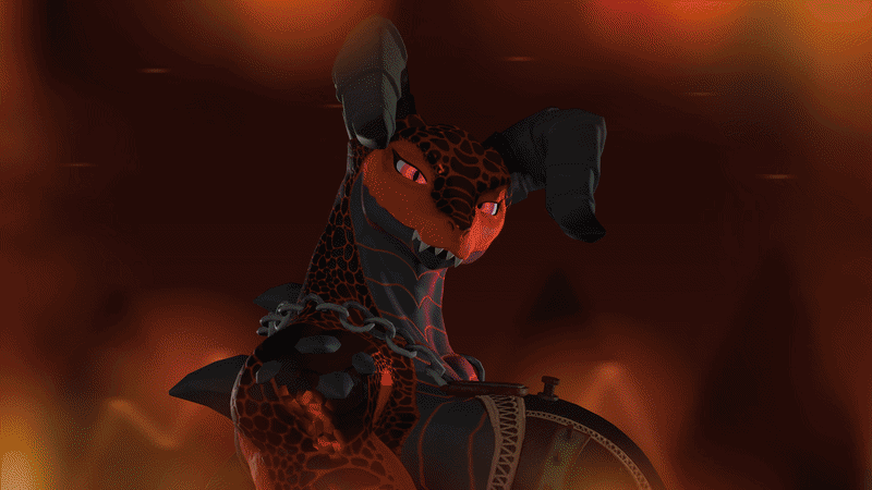 Dragonclaw- Lizzy Deathclaw Texture Set