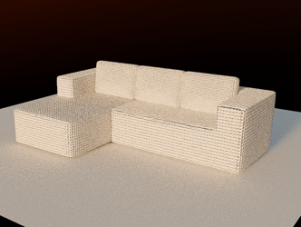 FREE [Vrchat Asset] Simple Corner Couch