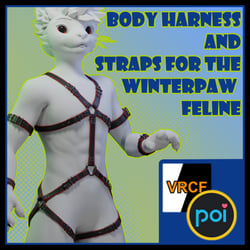 Body Harness and Straps For the Winterpaw Feline