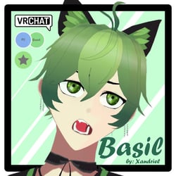 Basil — Cute Catboy Avatar (PC&QUEST)