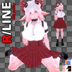 R/LINE Student uniform OUTFIT by RTE SetZar