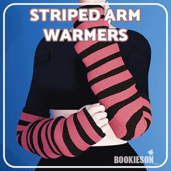 Striped Arm Warmers