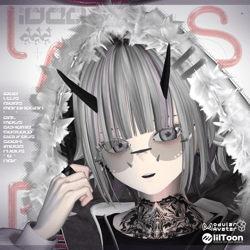 Idea Ltus Eidos Morphelion "   " Fol Matis Schema Gestald Figuralis Speki Imago Rupus "B" Noir(VRChat Avatar)