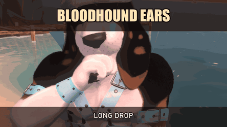 Bloodhound Ears | VRCFury + PhysBones (PC)