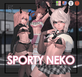Sporty Neko | VRCFT | GOGO | Limb Scaler | SPS